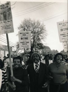 Poultry Workers in United League March Tupelo, Mississippi