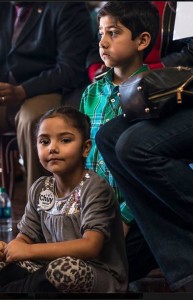 Child at rally